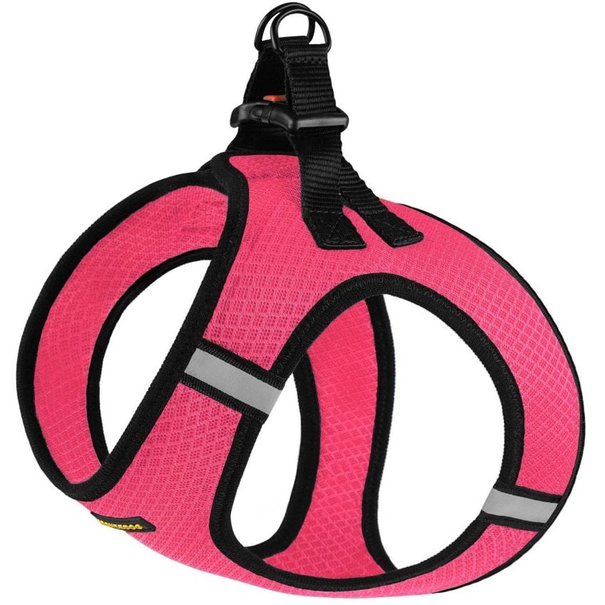 Шлейка для собак Bronzedog Mesh Vest, размер М, 42х47 см, розовая - фото 1