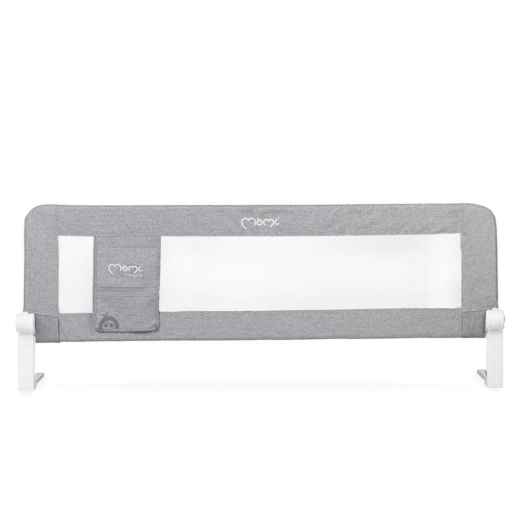 Защитный барьер для кровати MoMi Lexi light gray, светло-серый (AKCE00022) - фото 2
