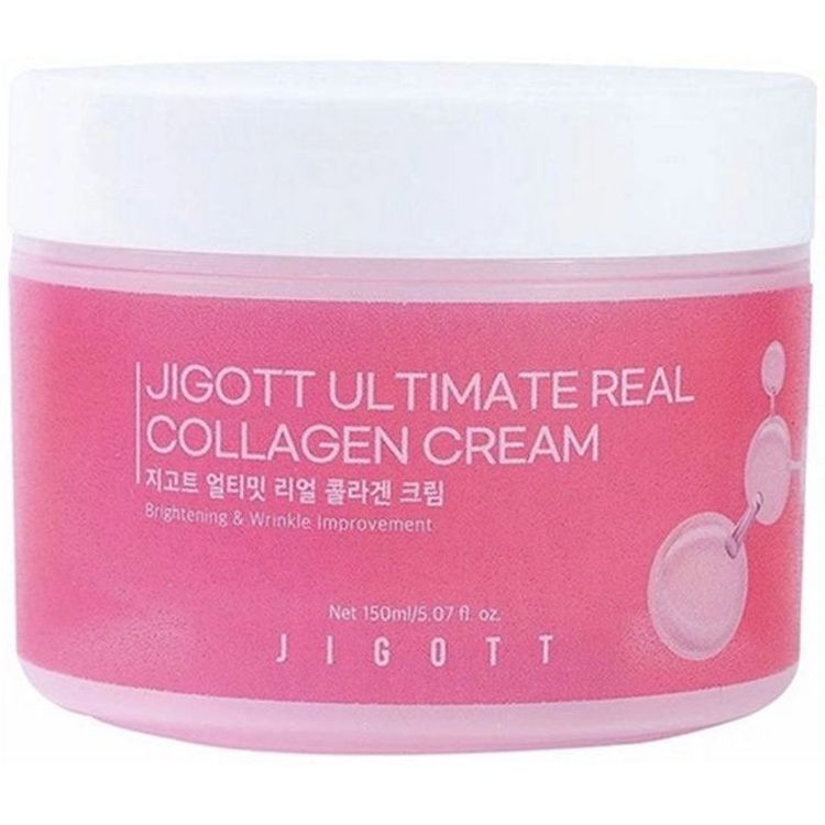 Увлажняющий крем для лица Jigott Ultimate Real Collagen Cream, с коллагеном, 150 мл - фото 1