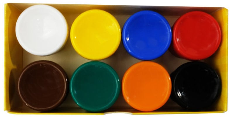 Краски гуашевые Школярик, 8 цветов (83412900-UA) - фото 2