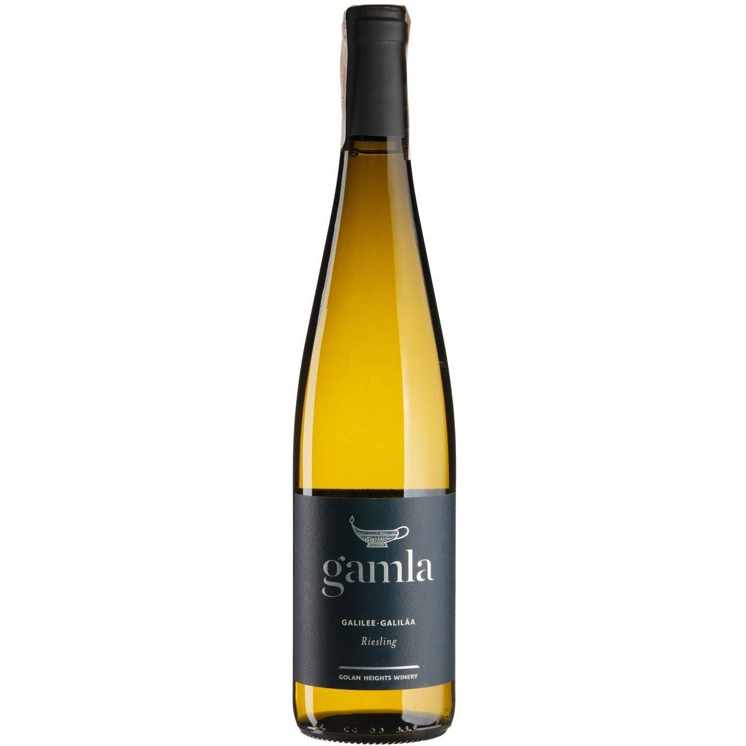 Вино Golan Heights Winery White Riesling Gamla, белое, полусухое, 0,75 л - фото 1