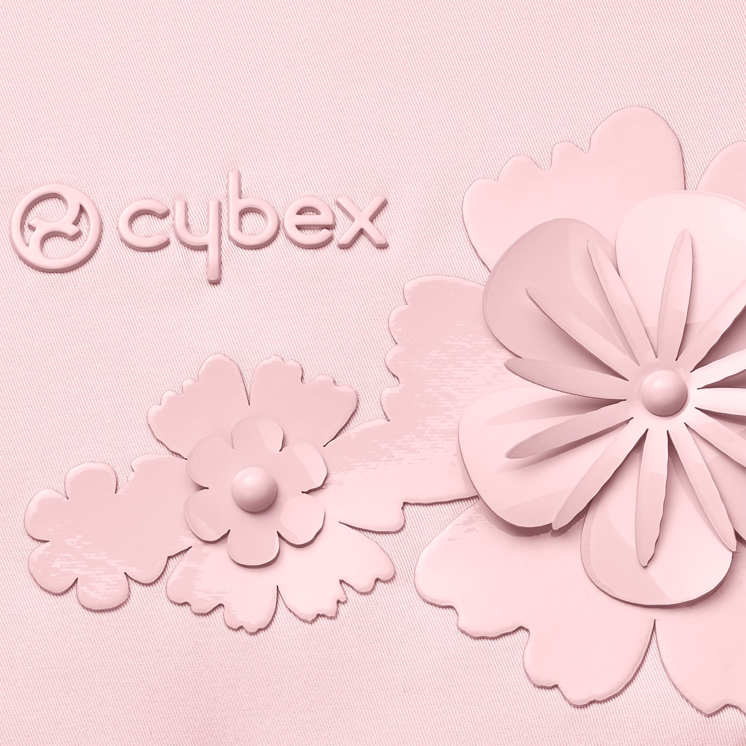 Люлька Cybex Mios Lux Simply flowers pink + Комплект текстилю Cybex Mios Simply flowers pink + Шасі для коляски Cybex Mios LS RBA Chrome Brown - фото 8