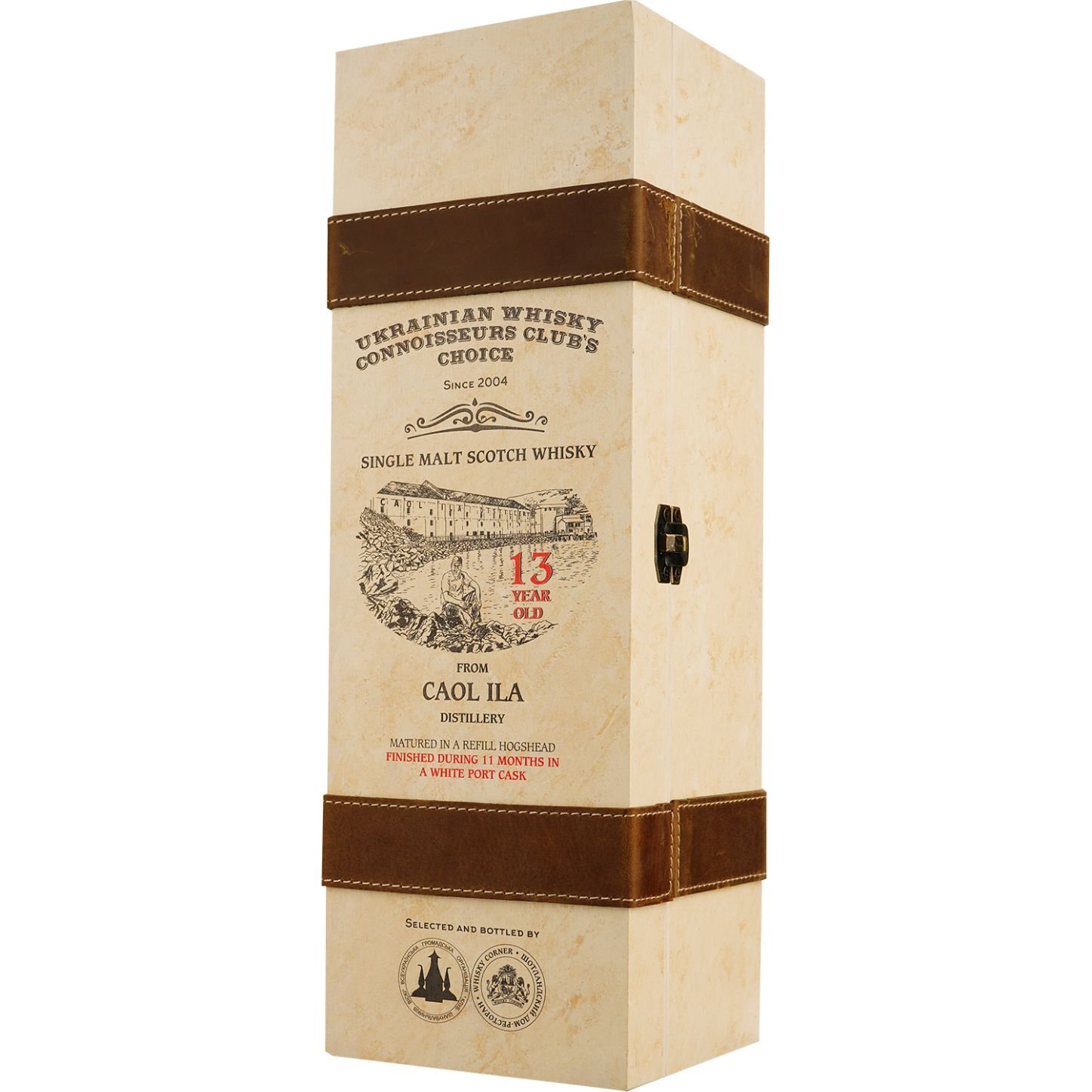Віскі Caol Ila 13 Years Old White Porto Single Malt Scotch Whisky, у подарунковій упаковці, 55,2%, 0,7 л - фото 3