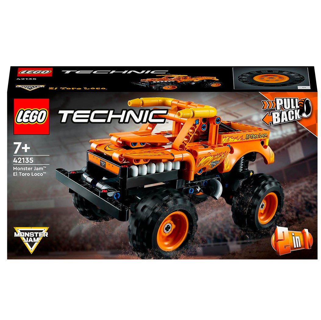 Конструктор LEGO Technic 2в1 Monster Jam та El Toro Loco, 247 деталей (42135) - фото 1