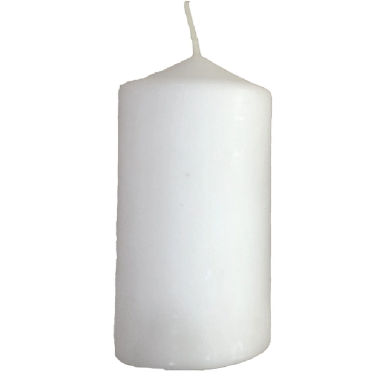 Свічка Pragnis Рустик 10х5 см біла (P510-00) - фото 1