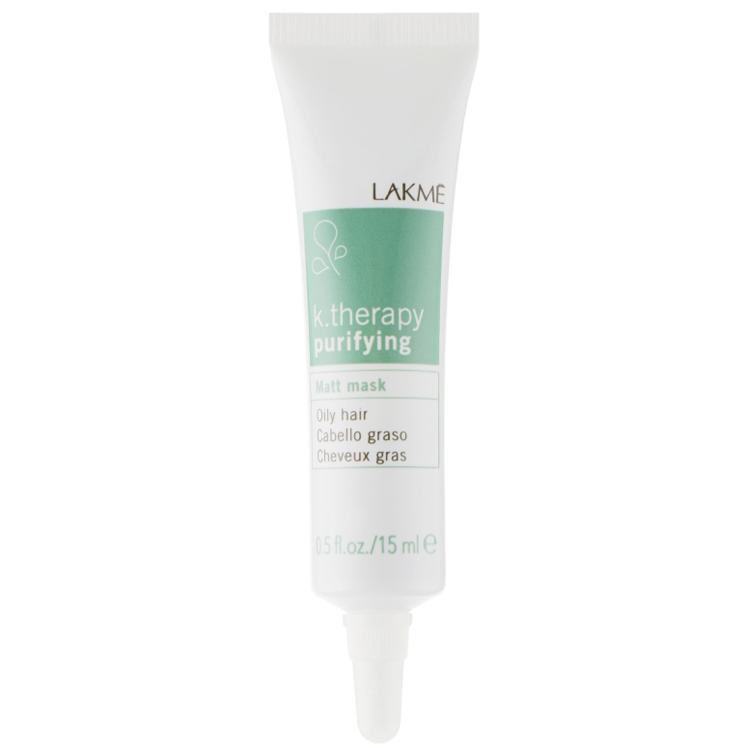 Маска Lakme K.Therapy Purifying Matt Mask, для жирных волос, матирующая, 6 шт. х 15 мл - фото 1