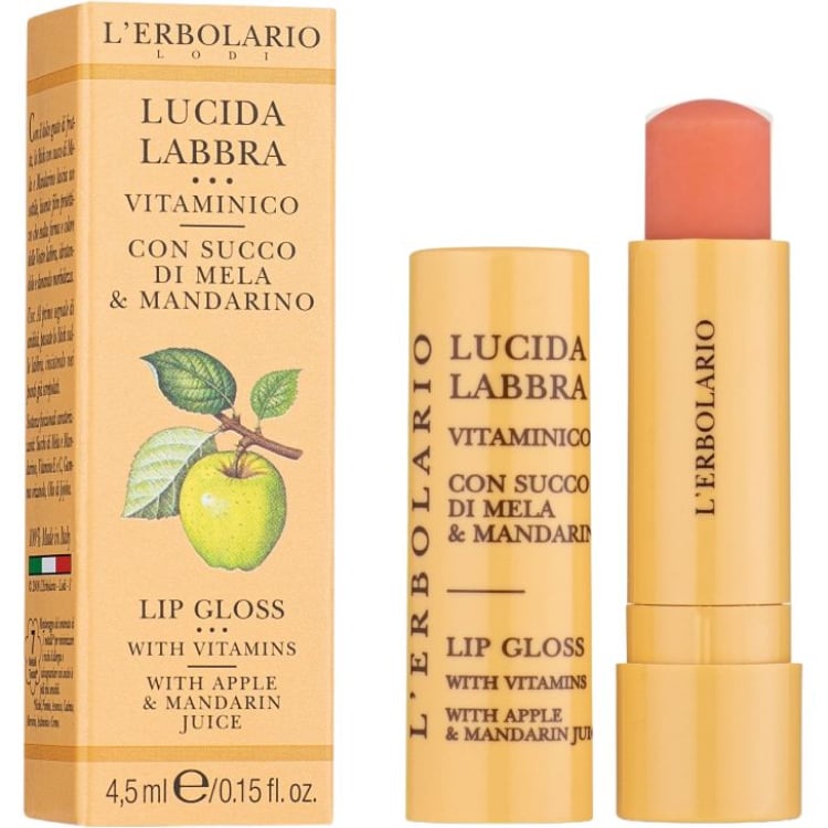 Блиск для губ L'Erbolario Lucidalabbra Vitaminico, вітамінний, 4,5 мл - фото 1