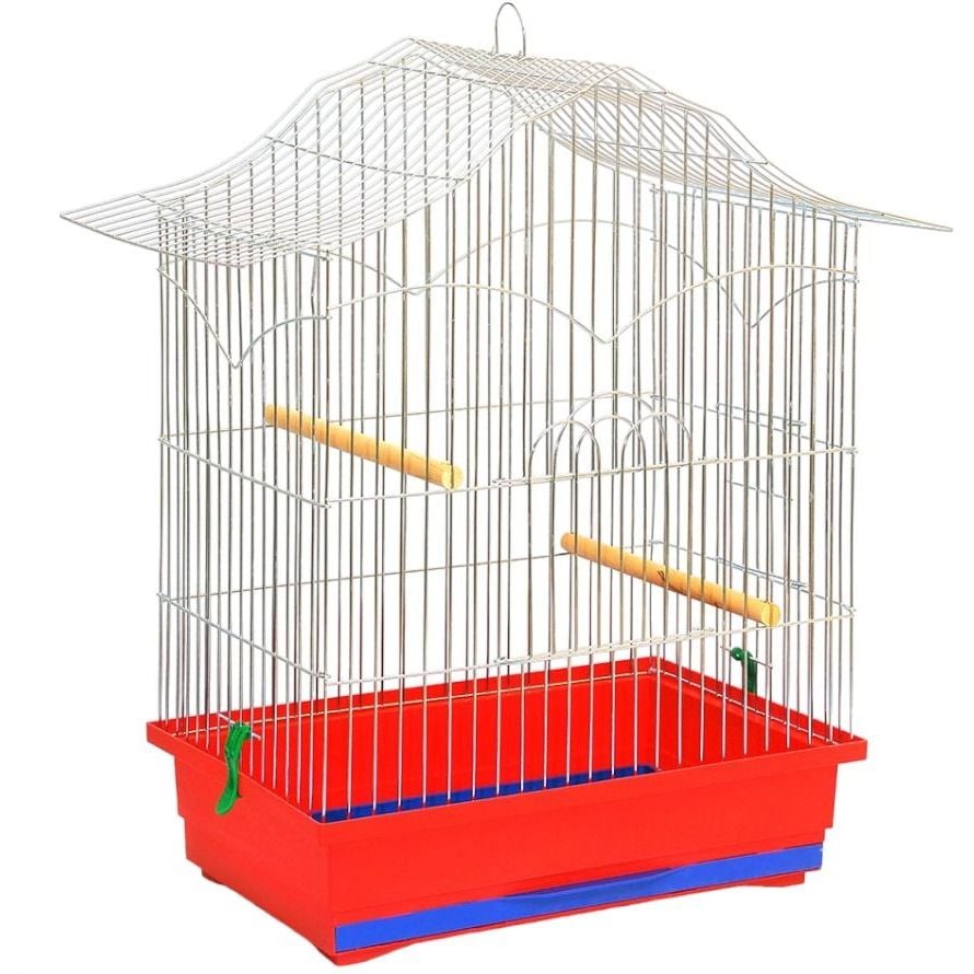 Клетка для птиц Лорі Корела, 47х30х62 см, краска, в ассортименте (К054) - фото 3