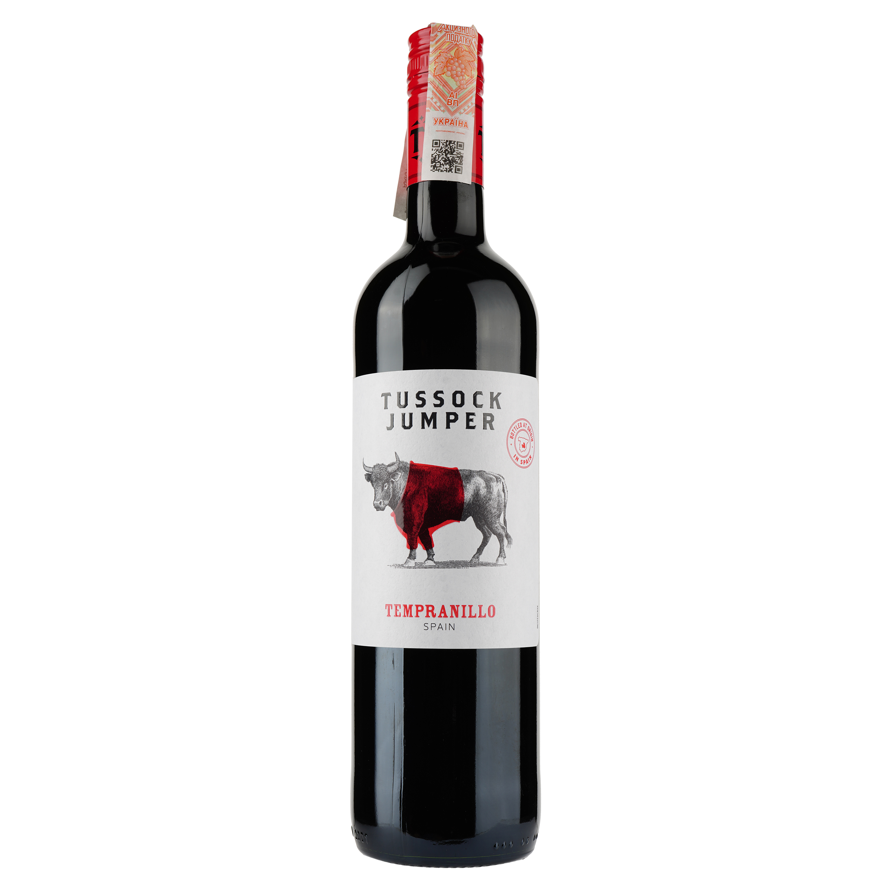 Вино Tussock Jumper Tempranillo VdT Castilla, червоне, сухе, 0,75 л - фото 1