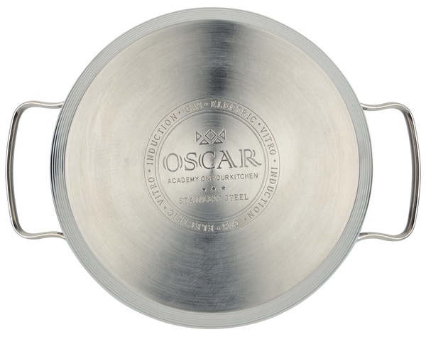 Каструля Oscar Grand, з кришкою, нержавіюча сталь, 22 см, 4,75 л (OSR-2001-22) - фото 2