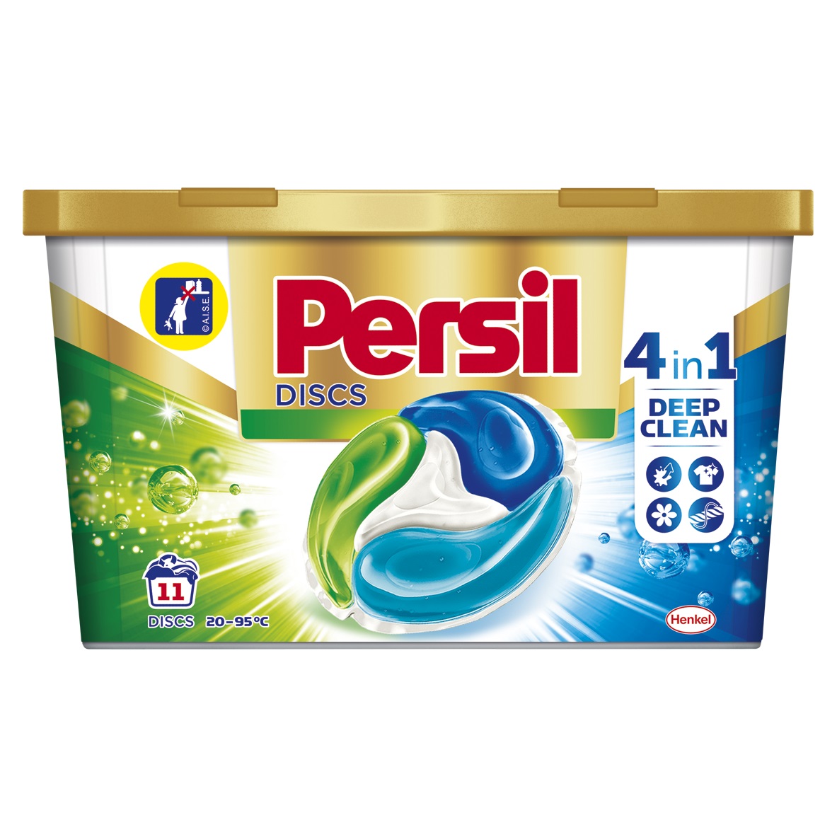 Гель для прання в капсулах Persil Discs Universal Deep Clean, 11 шт. (796703) - фото 1