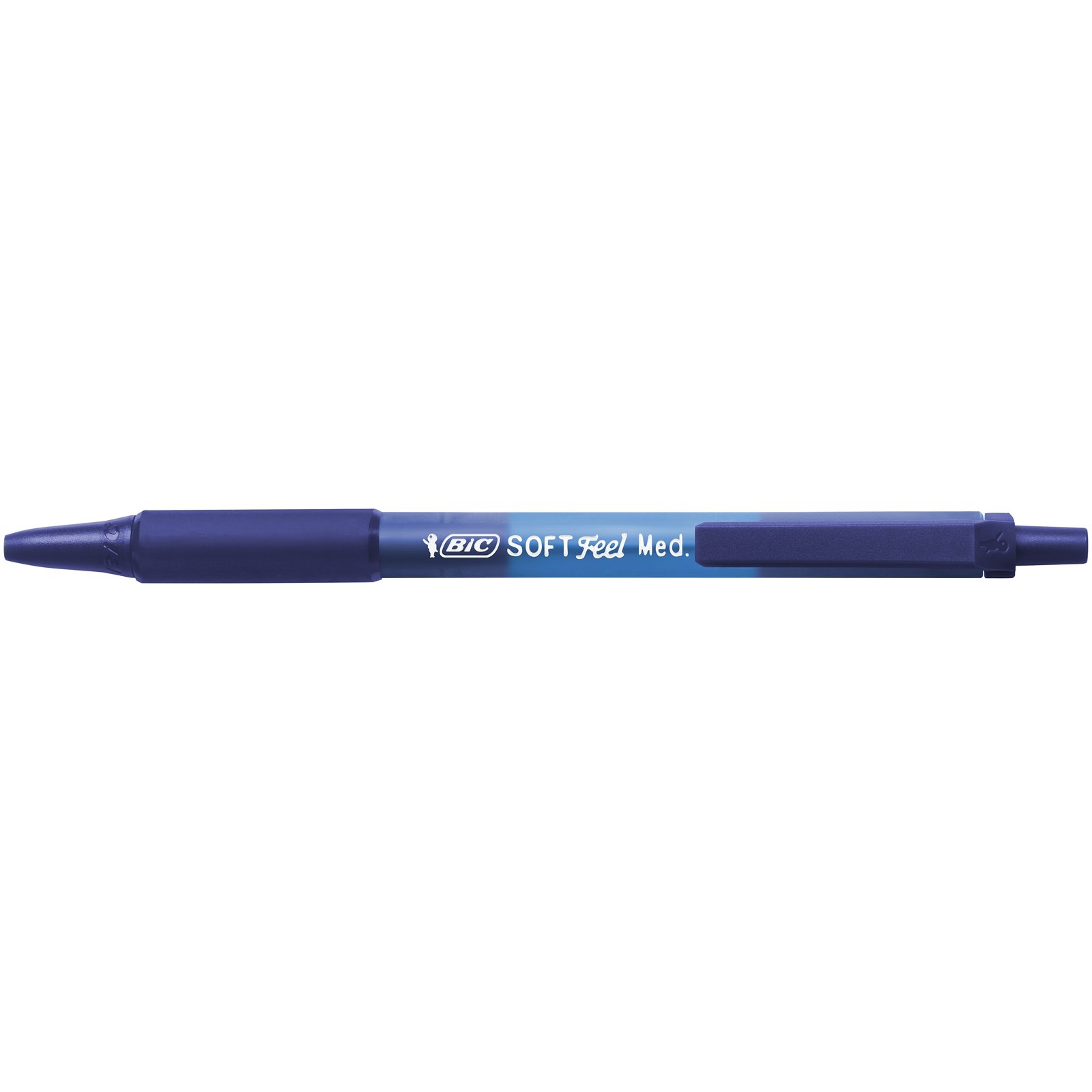 Ручка кулькова BIC Soft Feel Clic Grip, синій, 3 шт. (837396) - фото 3