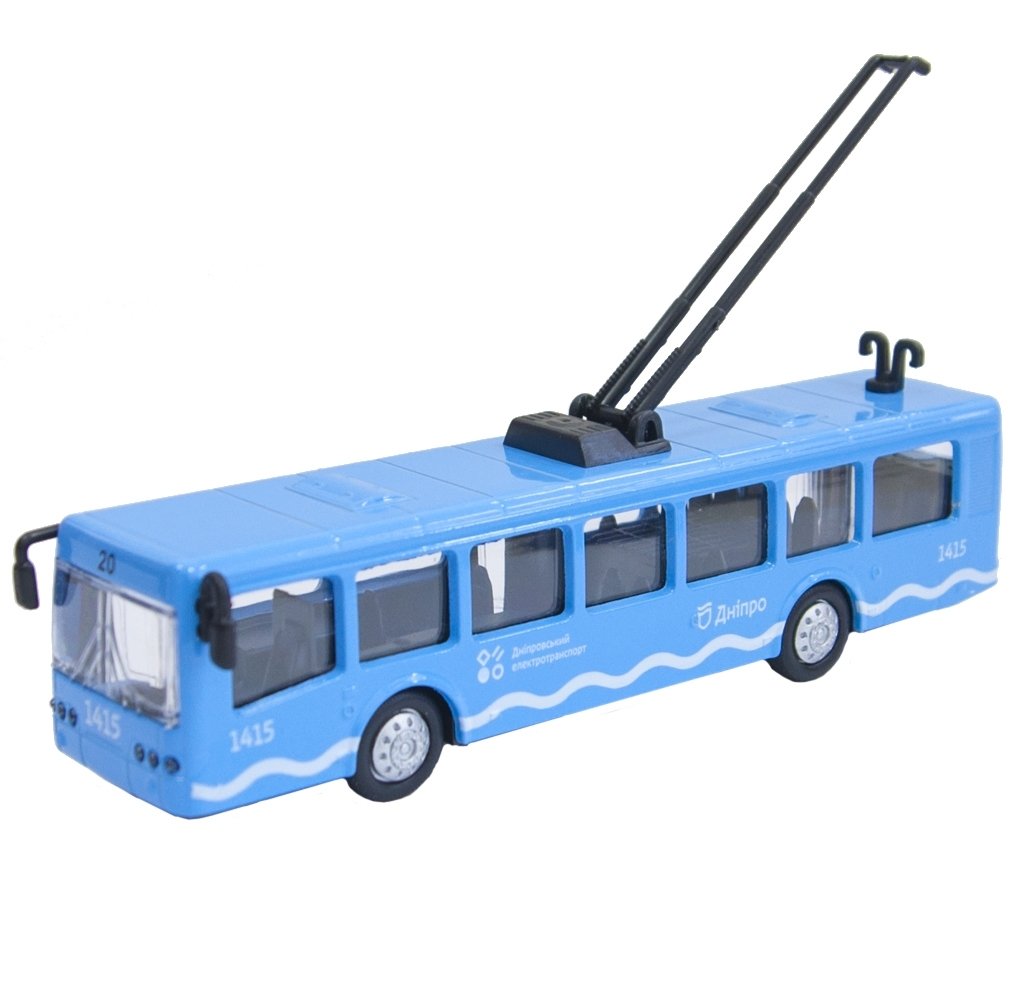 Модель Technopark Троллейбус Днепр, синий (SB-16-65WB(DNEPR)) - фото 1