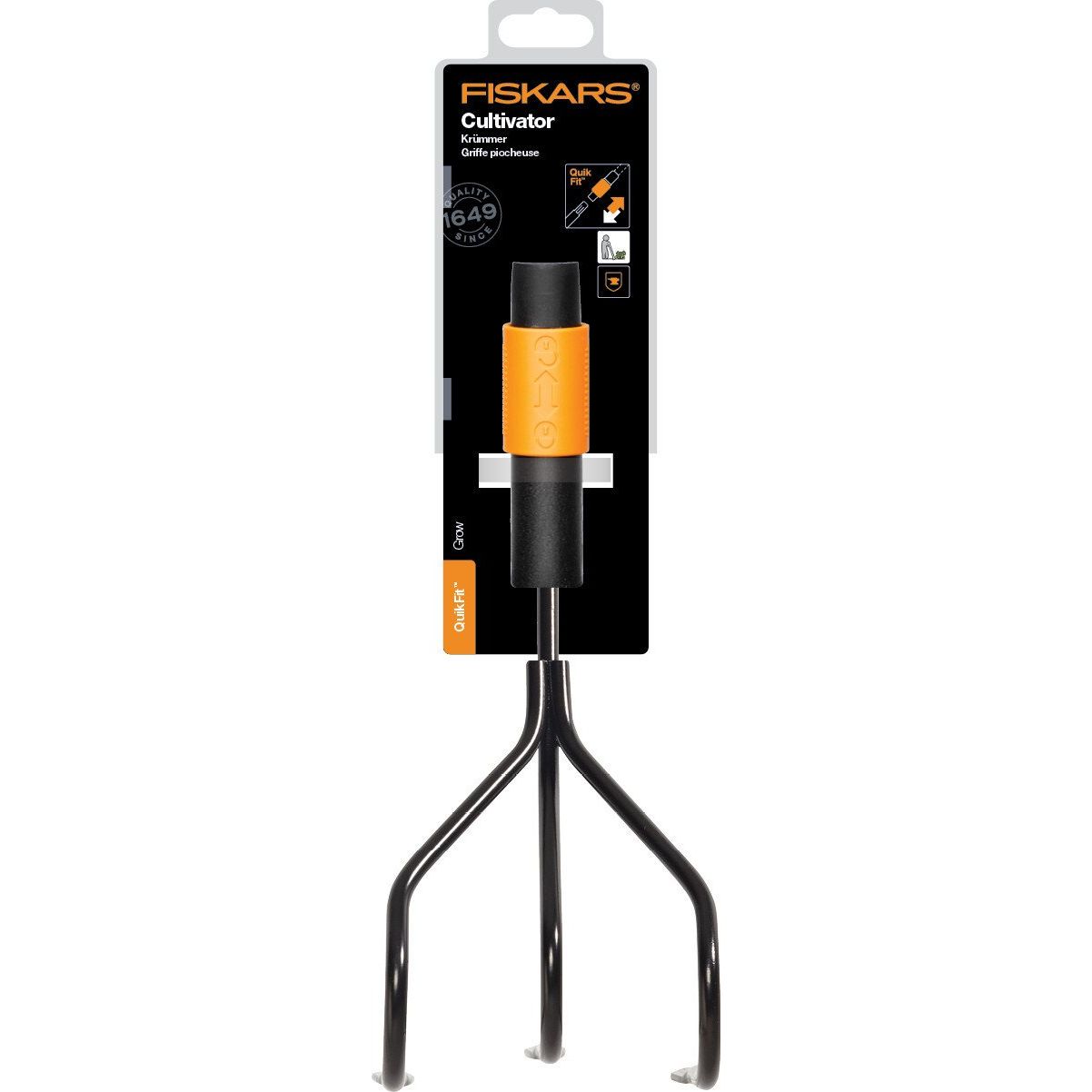 Культиватор Fiskars QuikFit, 30,5 см, чорна (1000680) - фото 2