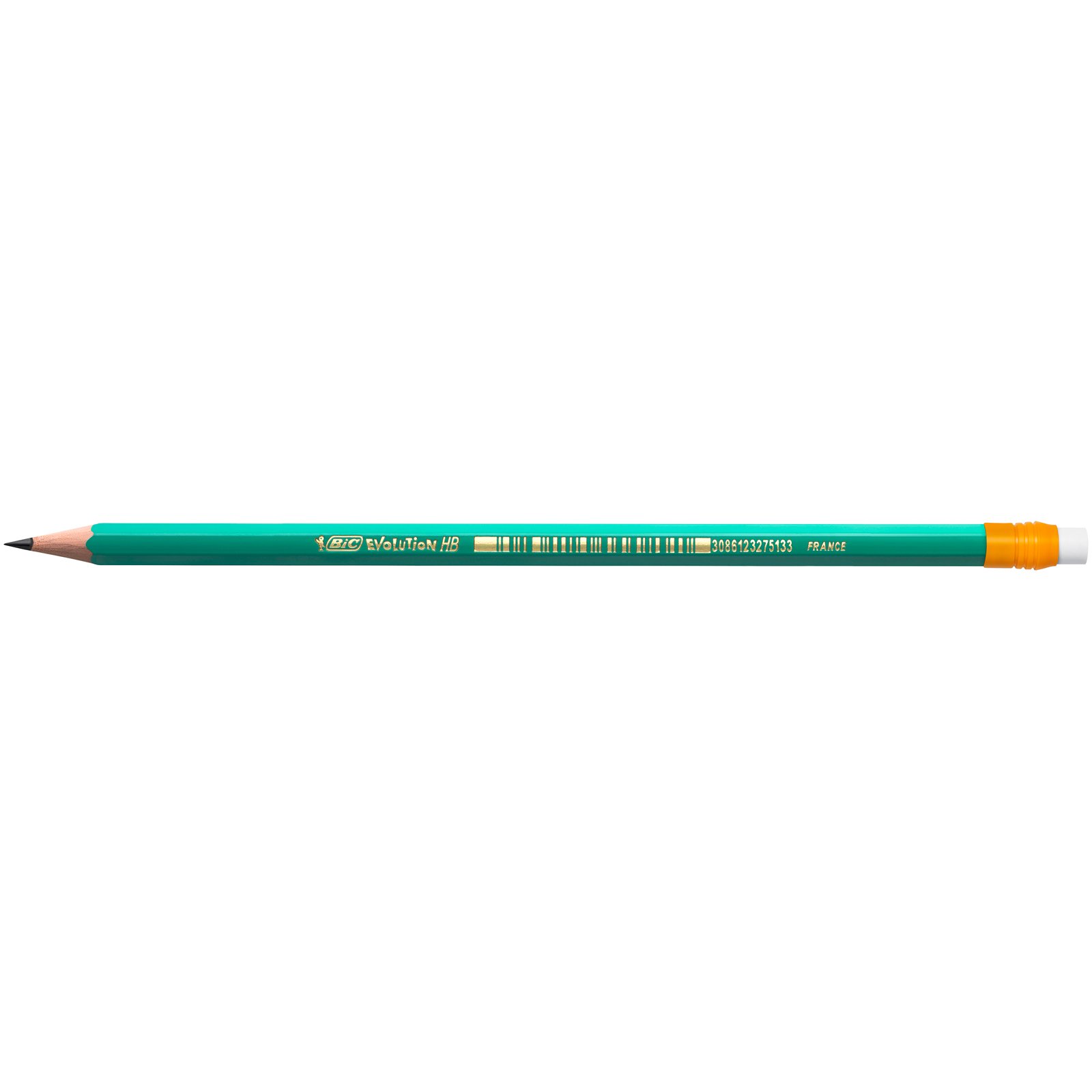 Олівець чорнографітний BIC Evolution, з гумкою, НВ, 4 шт. (8902753) - фото 4