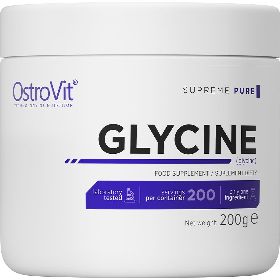 Аминокислота OstroVit Supreme Pure Glycine 200 г - фото 1