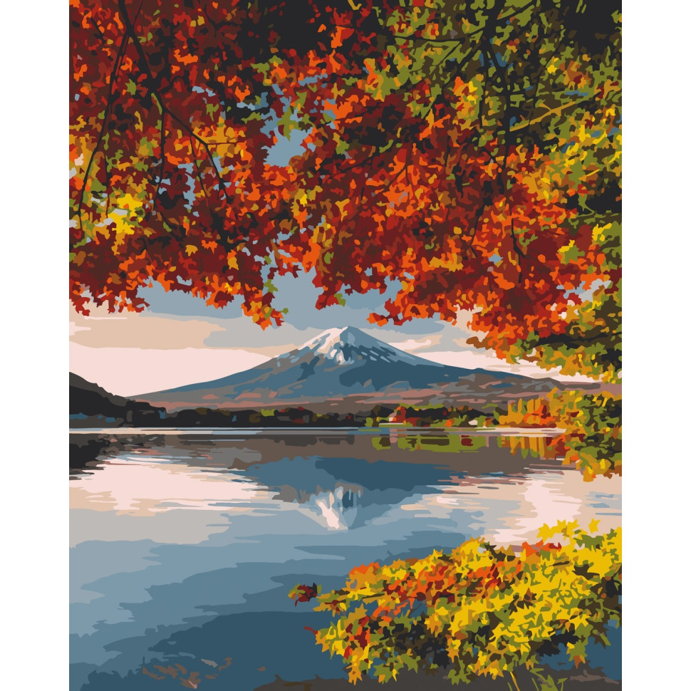 Картина за номерами ArtCraft Фудзіяма восени 40x50 см (10574-AC) - фото 1