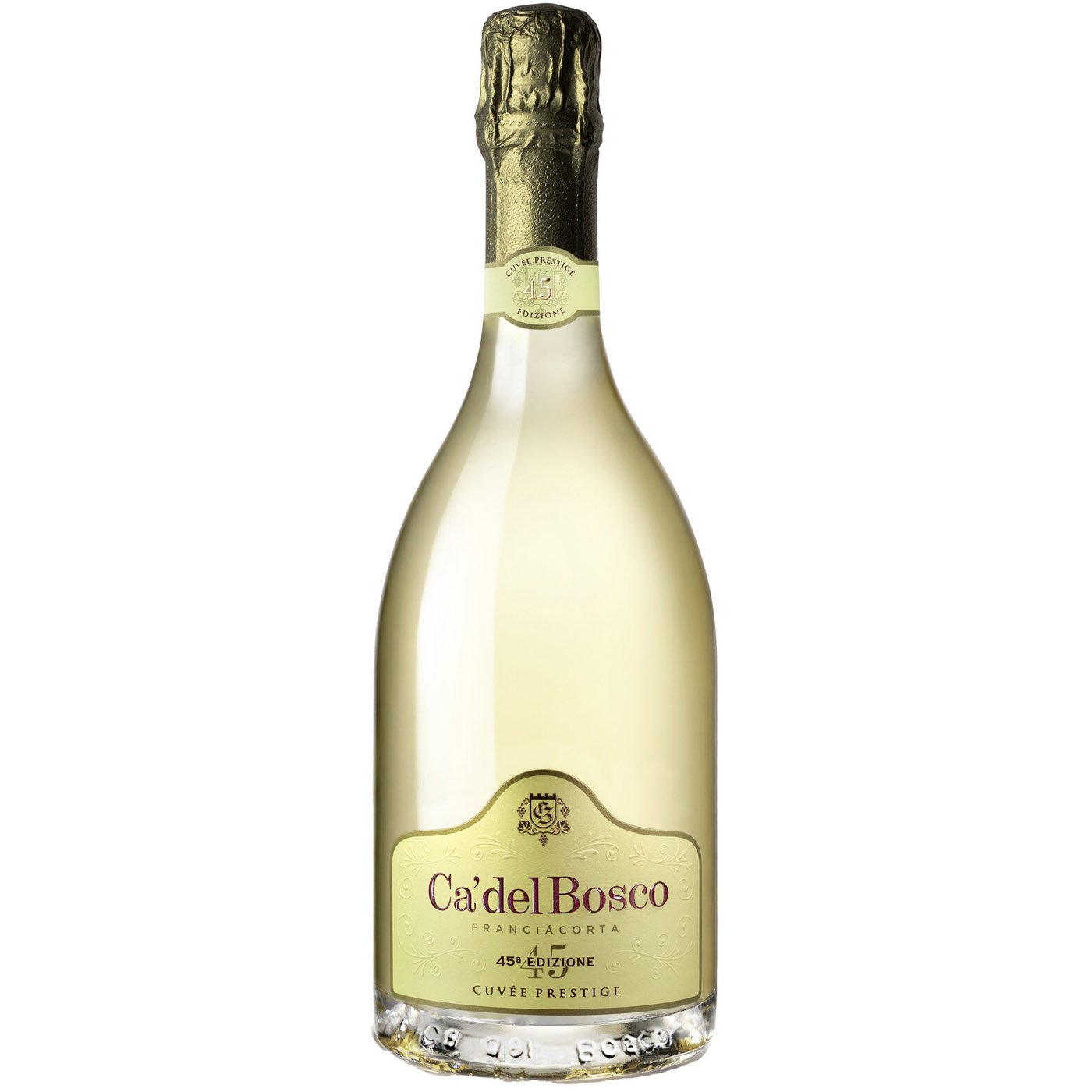 Вино игристое Ca' del Bosco Cuvee Prestige, белое, экстра-брют, 0,75 л - фото 1