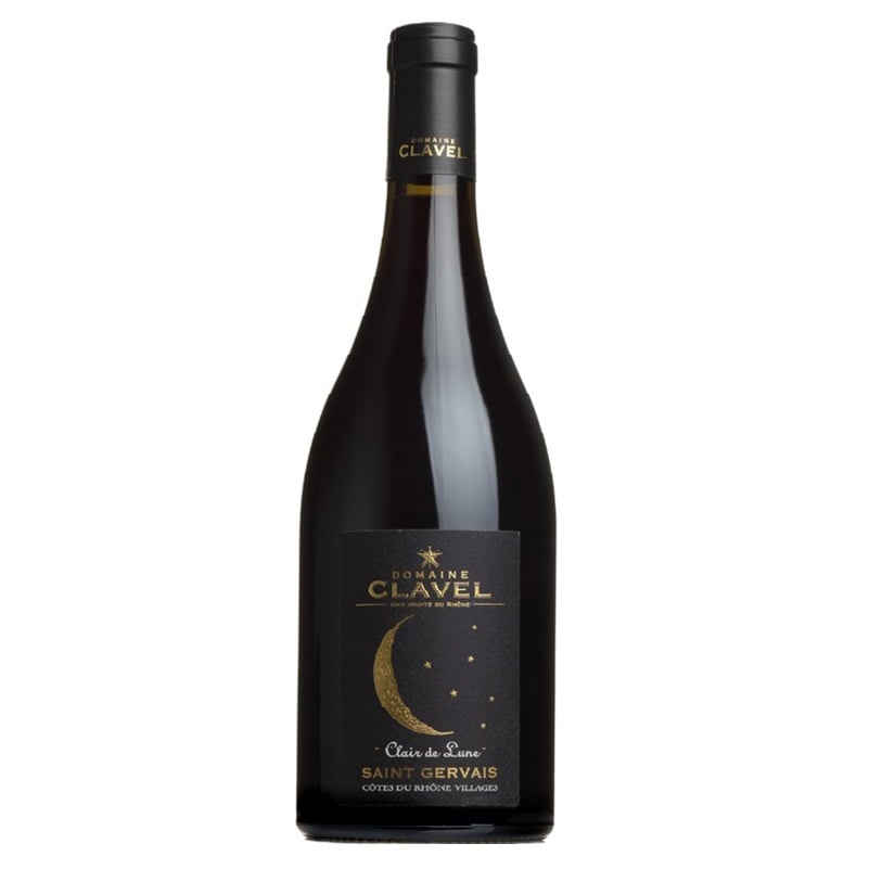 Вино Domaine Clavel Clair de Lune, Cotes du Rhone Villages, красное, сухое, 14,5%, 0,75 л - фото 1