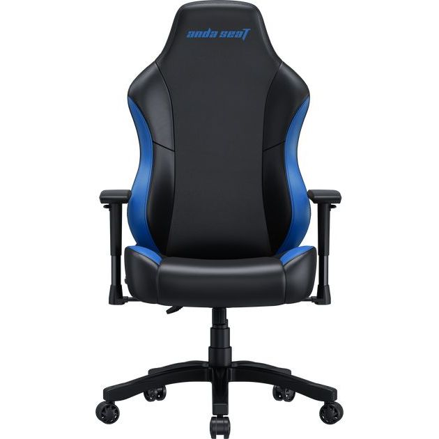 Кресло игровое Anda Seat Luna Color Size L Black/Blue PVC - фото 4