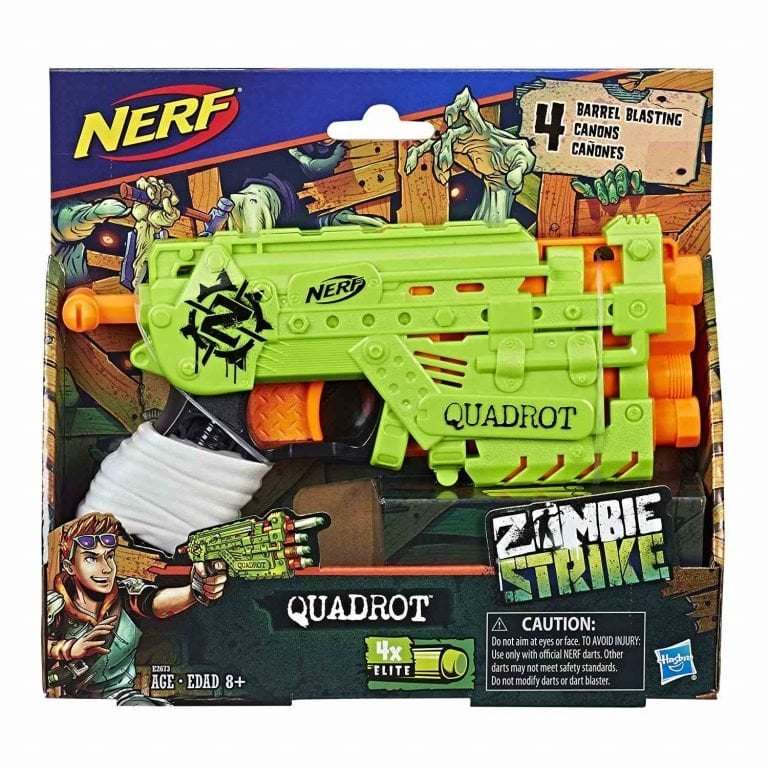 Blaster Hasbro Nerf Zombie Strike Quadrot (E2673) - фото 2