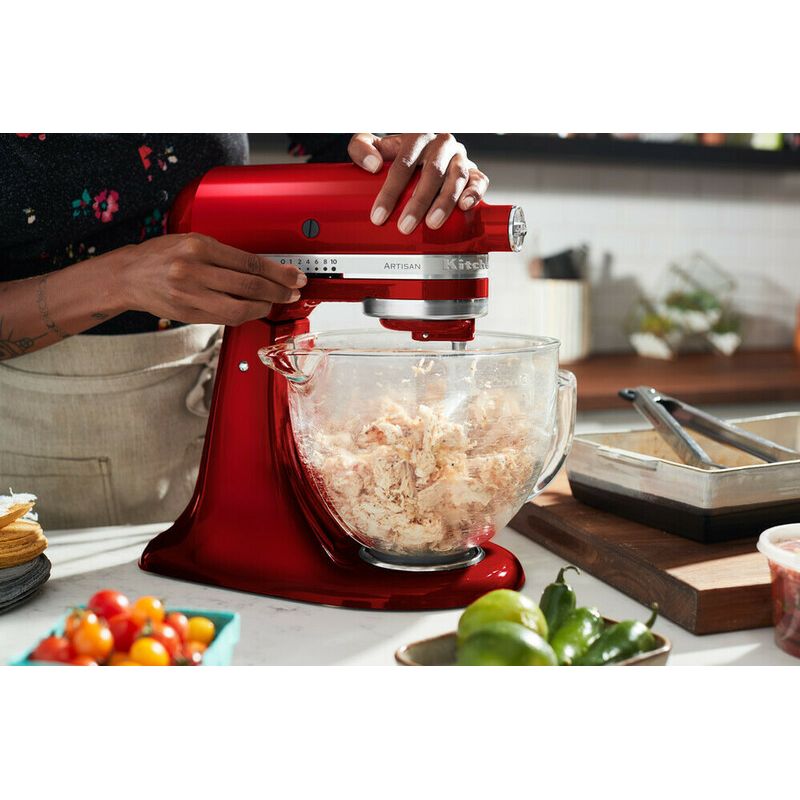 Планетарний міксер KitchenAid Artisan 4.8 л карамельне яблуко (5KSM185PSECA) - фото 11