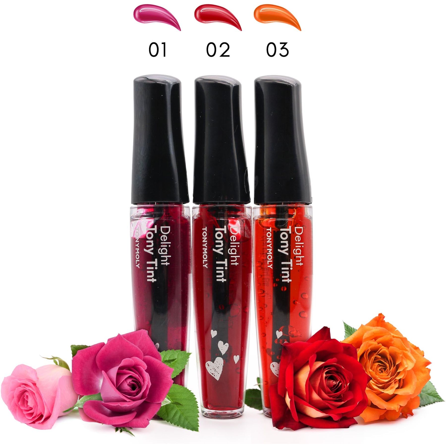 Тинт для губ Tony Moly Delight Tony Tint №1 Cherry pink 8.3 мл - фото 6