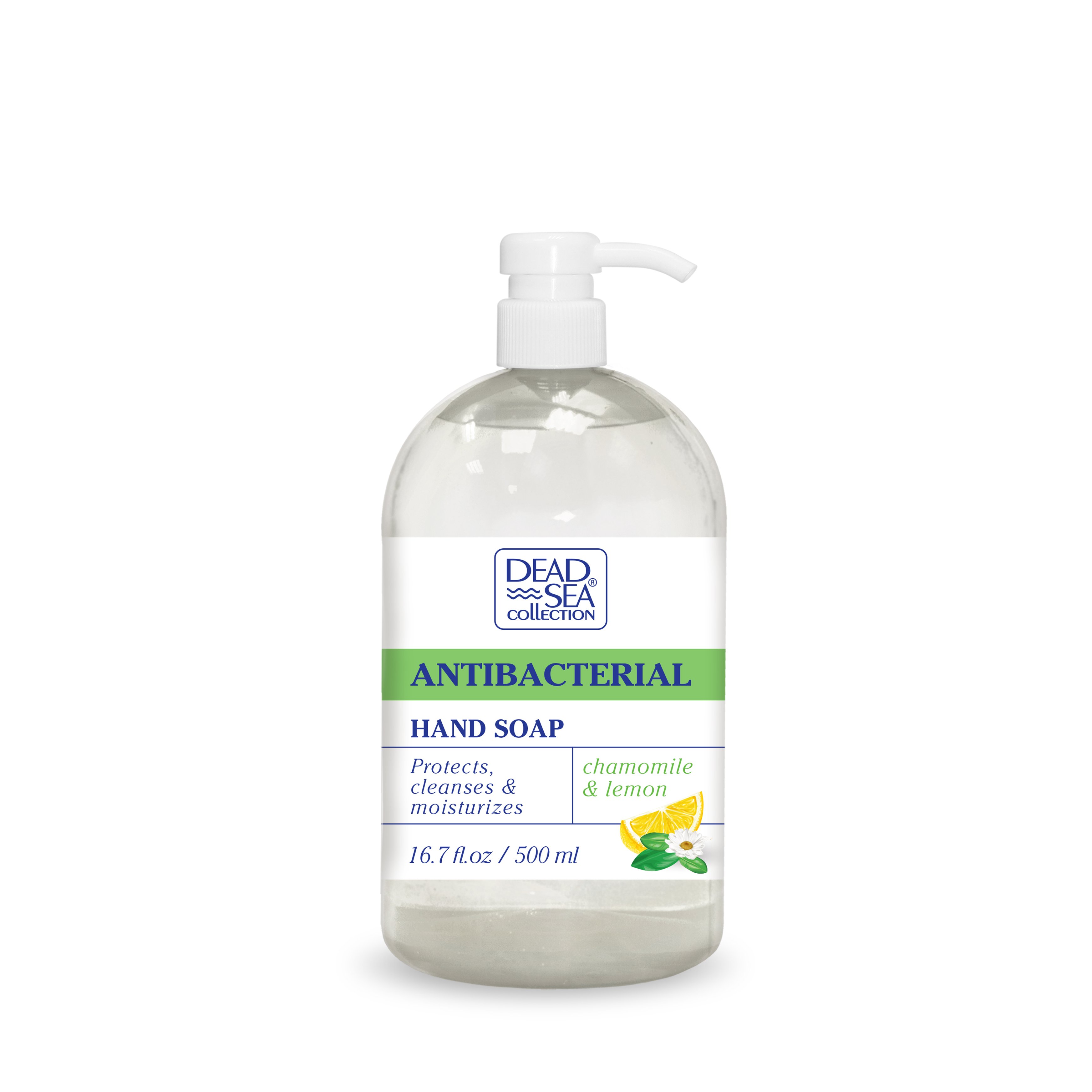 Антибактериальное жидкое мыло Dead Sea Collection с ароматом ромашки и лимона, 500 мл - фото 1