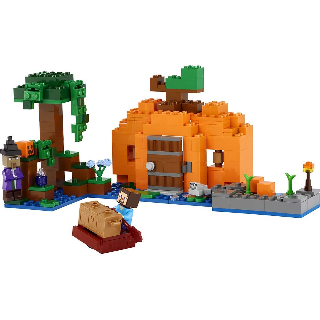 Конструктор LEGO Minecraft Гарбузова ферма, 257 деталей (21248) - фото 5