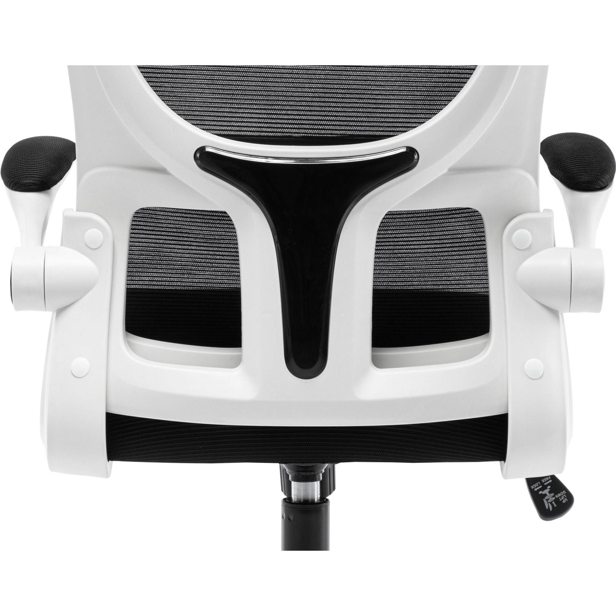 Офісне крісло GT Racer X-5728, чорно-біле (X-5728 White/Black) - фото 8
