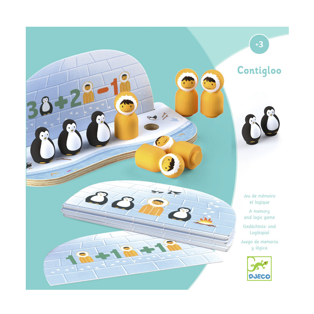 Настільна гра Djeco Рахуй з пінгвінами, англ.мова (DJ01612) - фото 1