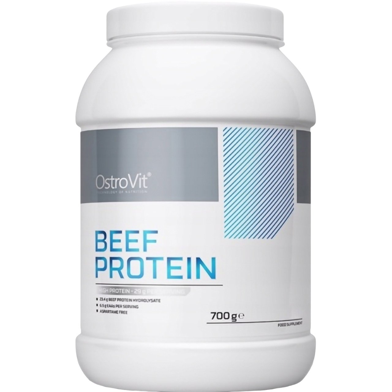 Протеин OstroVit Beef Protein Strawberry 700 г - фото 1