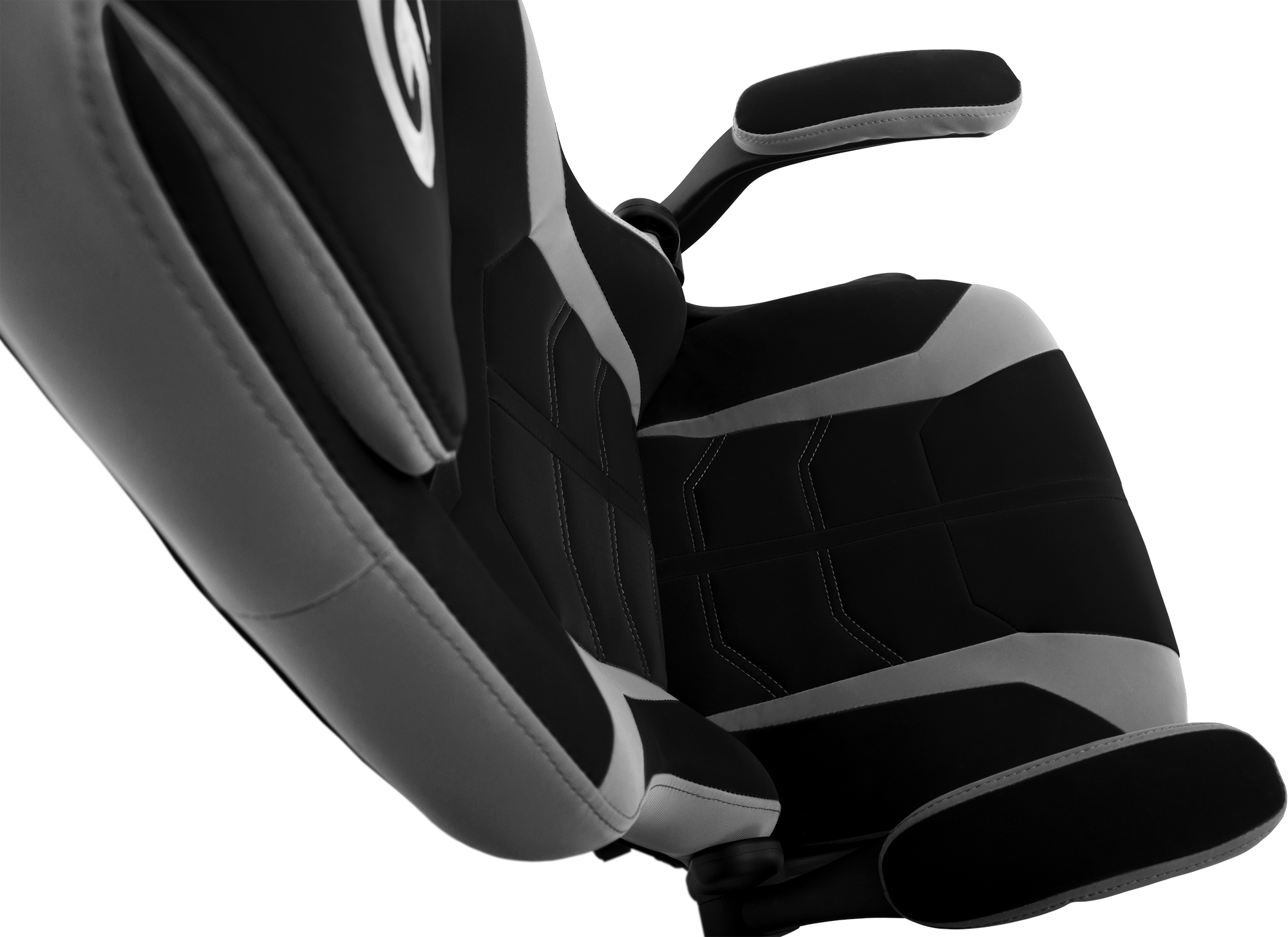 Геймерское кресло GT Racer черное с серым (X-2656 Black/Gray) - фото 9