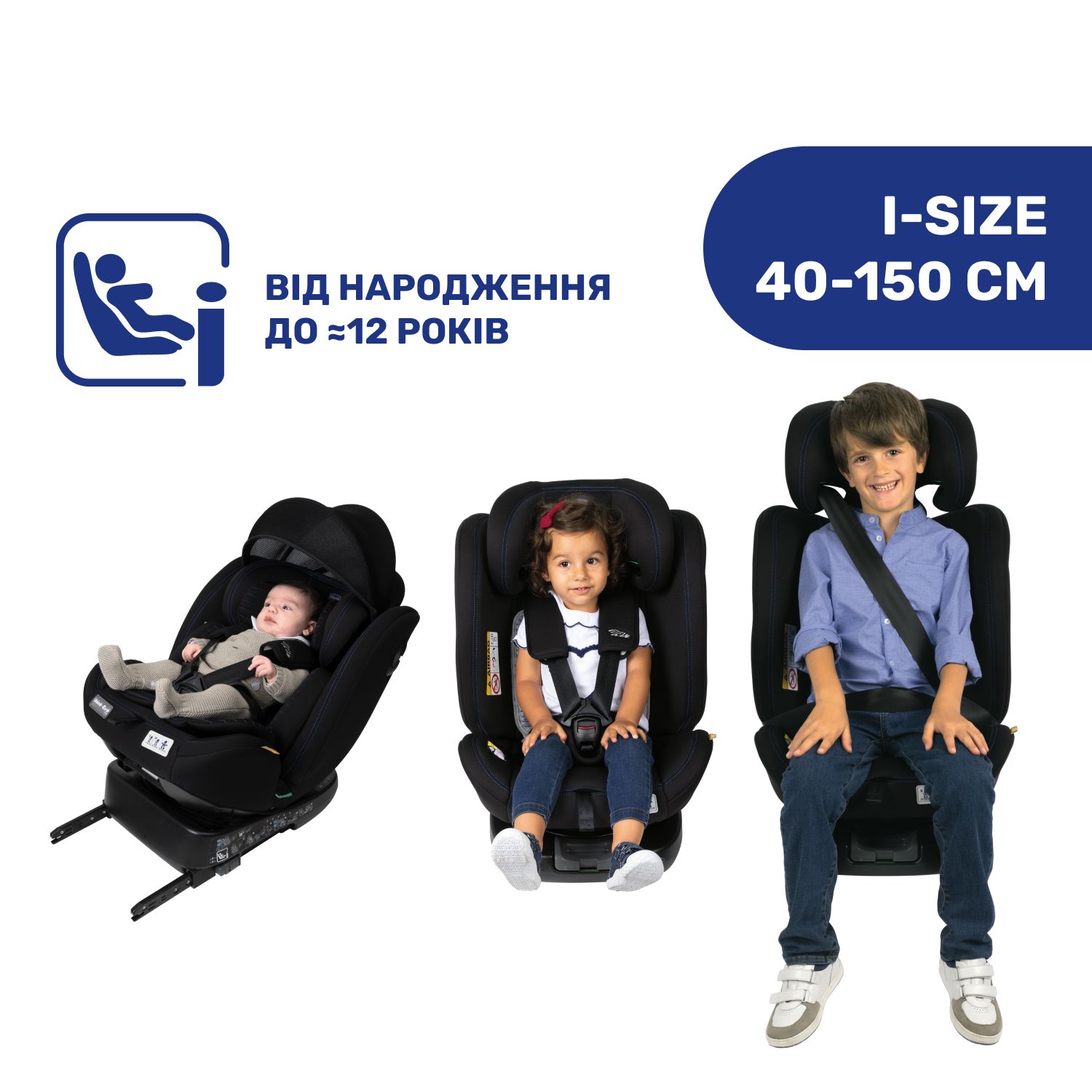 Автокрісло Chicco Unico Evo Air i-Size сіре (87031.21) - фото 15