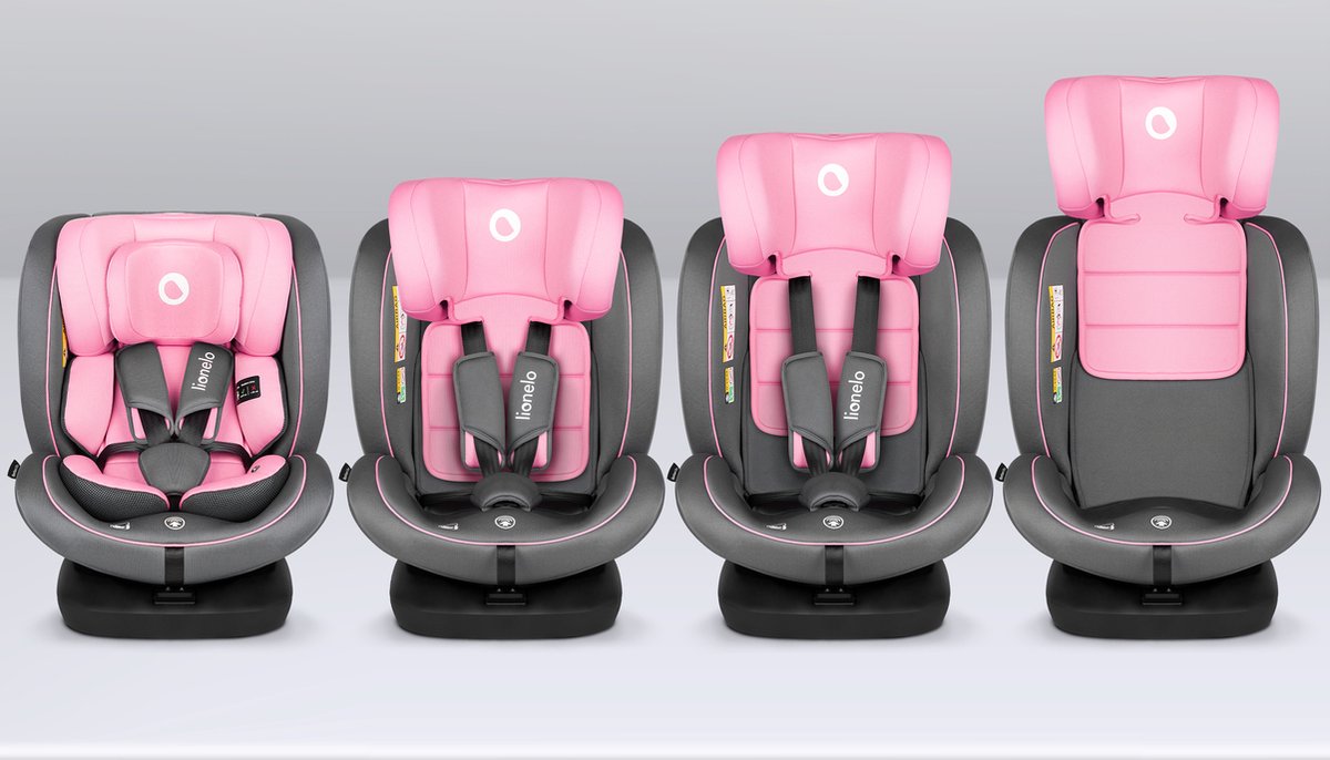 Детское автокресло Lionelo Bastiaan i-Size Pink Baby, розовое (LO-BASTIAAN I-SIZE PINK BABY) - фото 8