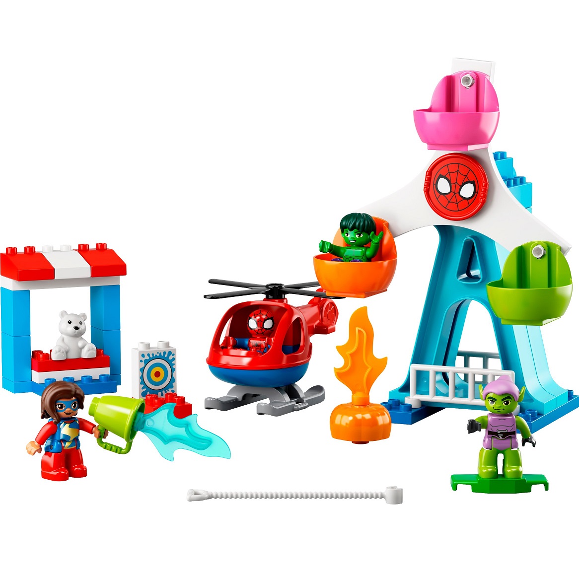 Конструктор LEGO DUPLO Человек-паук и друзья, приключения на ярмарке, 41 деталь (10963) - фото 3