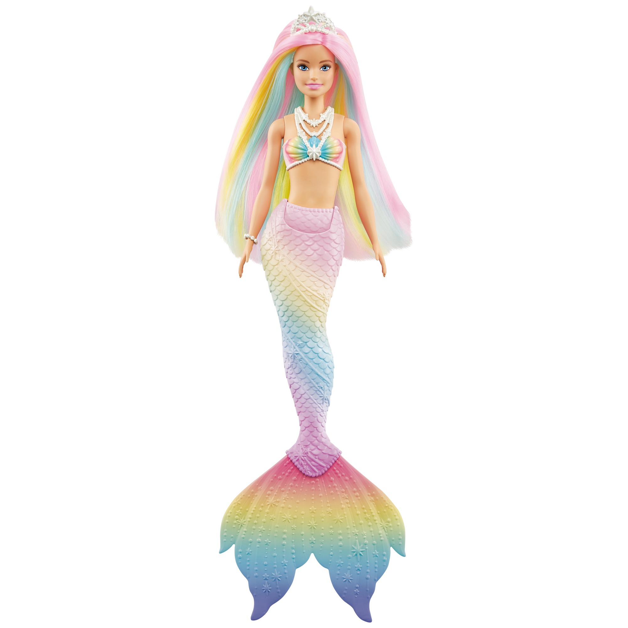 Лялька-русалка Barbie Дрімтопія Кольорова гра (GTF89) - фото 1