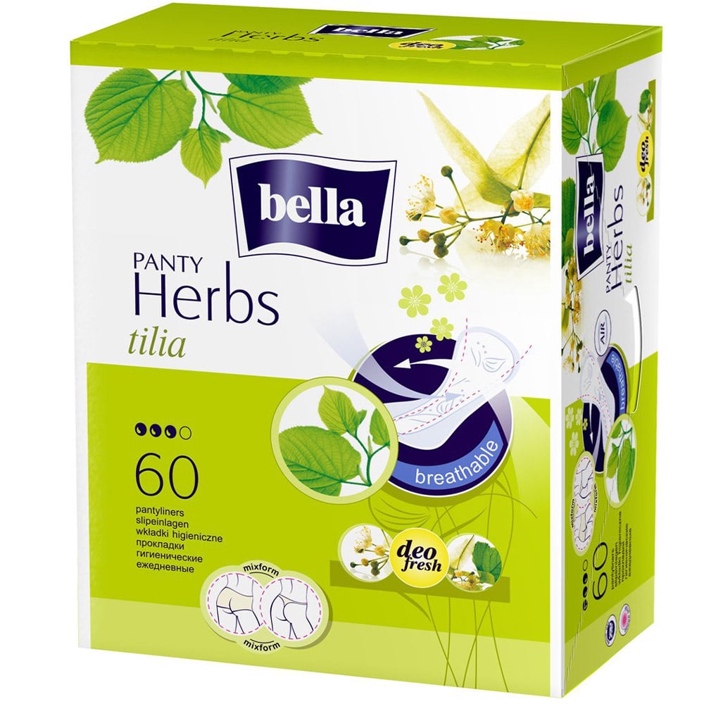 Щоденні прокладки Bella Panty Herbs tilia 60 шт. - фото 1