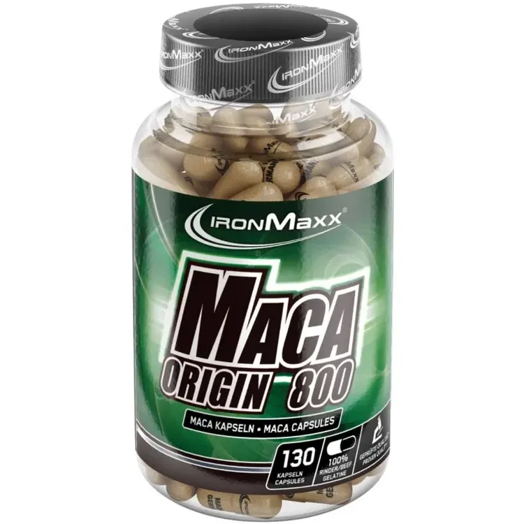 Натуральная добавка IronMaxx Maca Origin 800, 130 капсул - фото 1