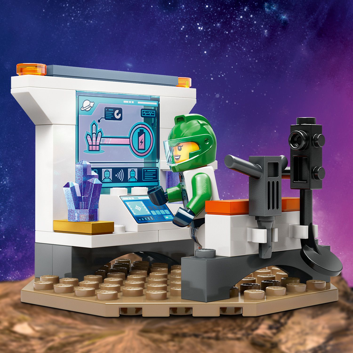 Конструктор LEGO City Космический корабль и исследование астероида 126 детали (60429) - фото 6