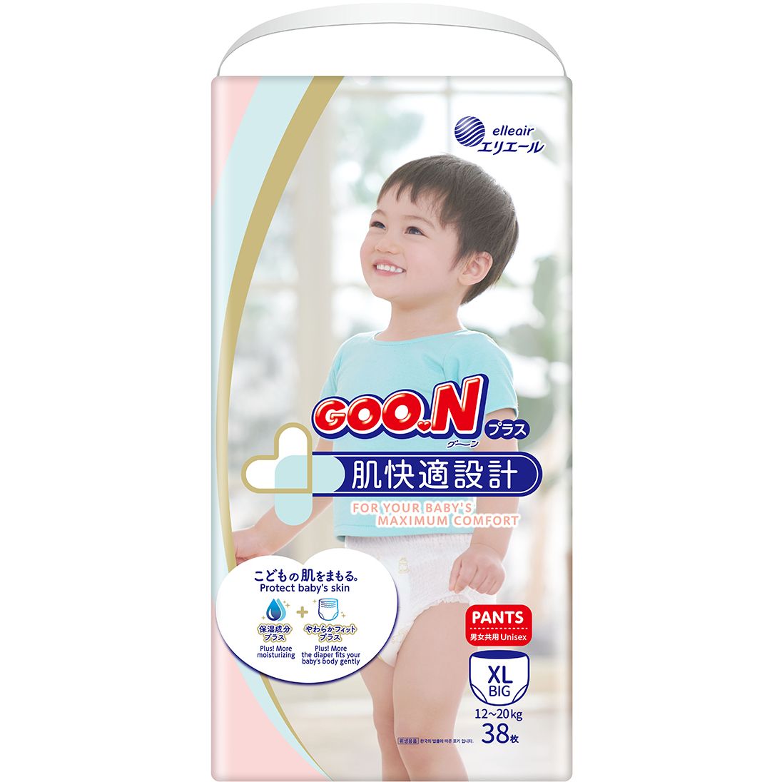 Підгузки Goo.N Plus XL (12-20 кг) 38 шт. - фото 1