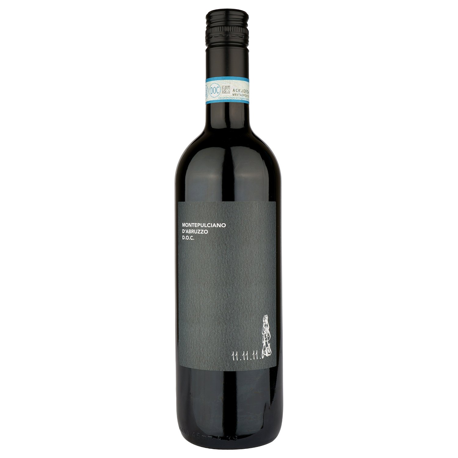 Вино 11.11.11. Montepulciano D'Abruzzo DOC, красное, сухое, 0,75 л - фото 1