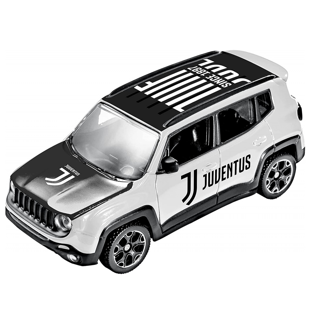 Автомодель Mondo Jeep Renegade Juventus, 1:43, сірий (53208) - фото 1