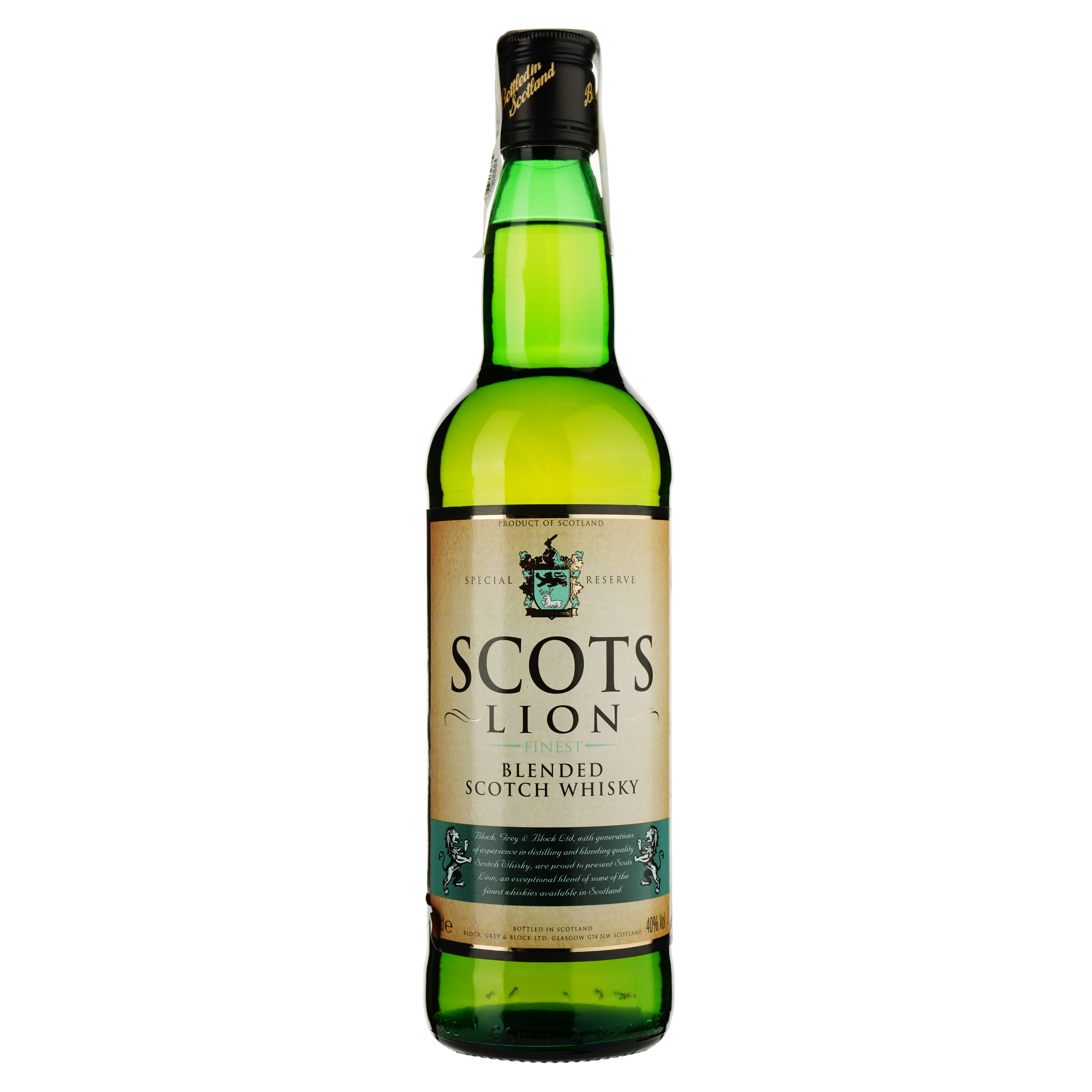 Виски Scots Lion Blended, 40%, 0,7 л - фото 1