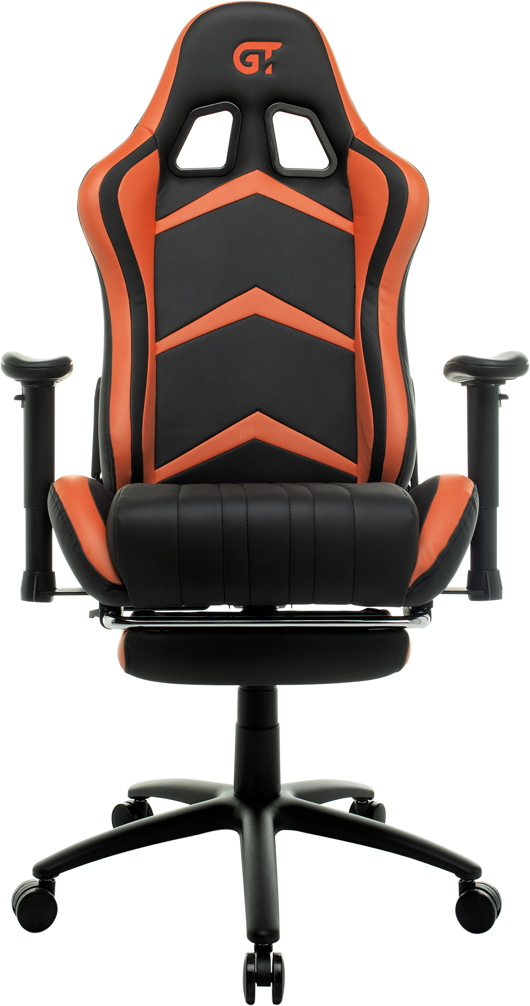 Геймерське крісло GT Racer чорне з помаранчевим (X-2534-F Black/Orange) - фото 2