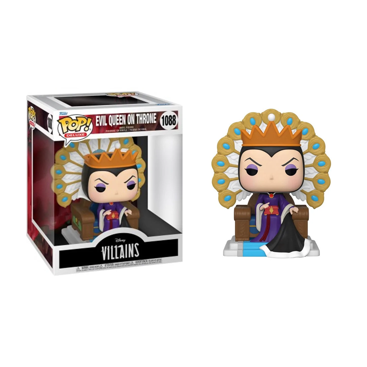 Фигурка Фанко Поп Злодеи Злая королева на троне Funko Pop Villains Evil Queen on throne 15 см V EQT 1088 - фото 2