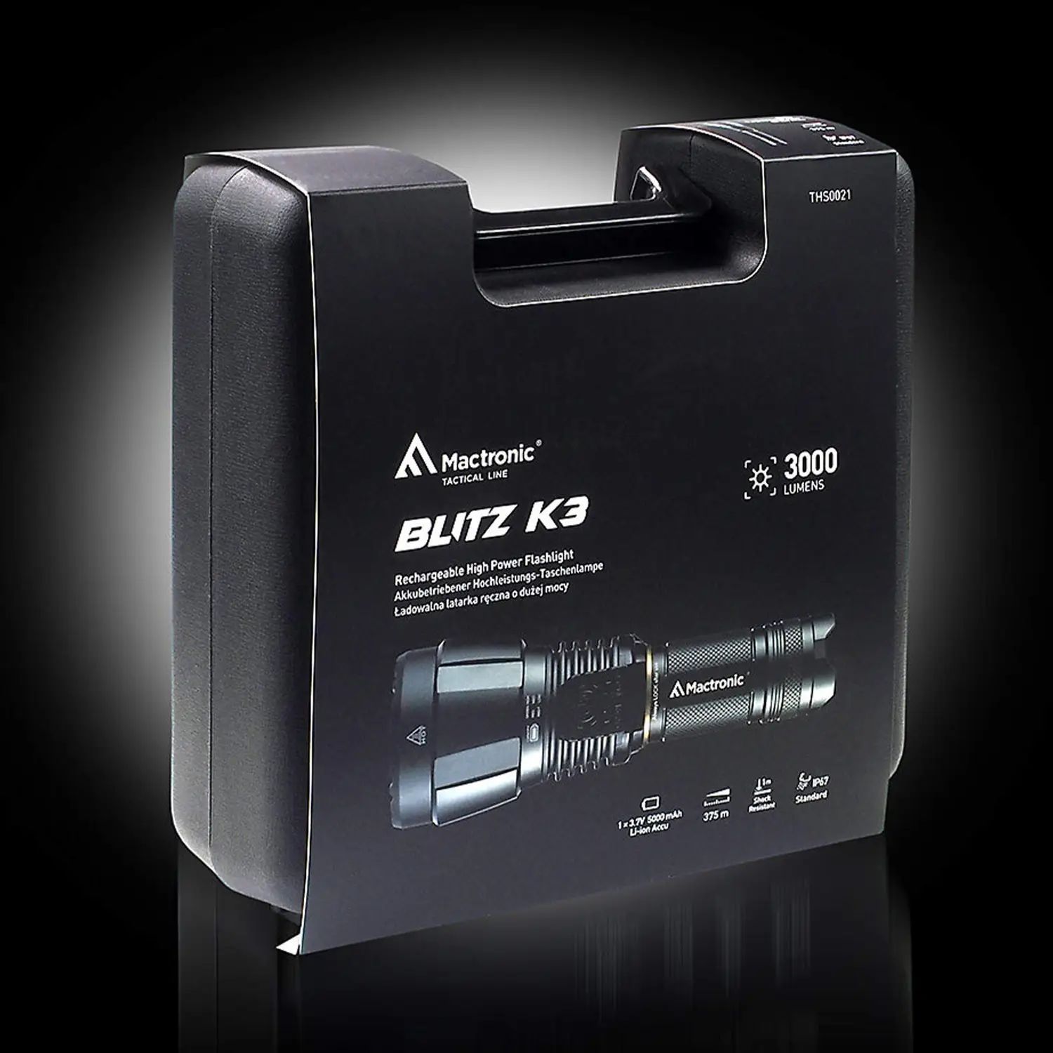 Ліхтар тактичний Mactronic Blitz K3, 3000 Lm Rechargeable (THS0021) - фото 13