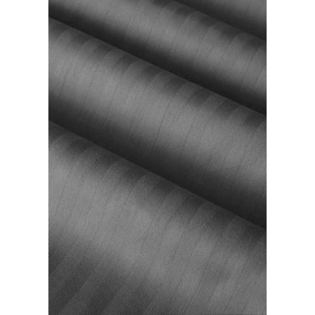 Простыня на резинке LightHouse Sateen Stripe Antracit 200х90 см черная (603708) - фото 5