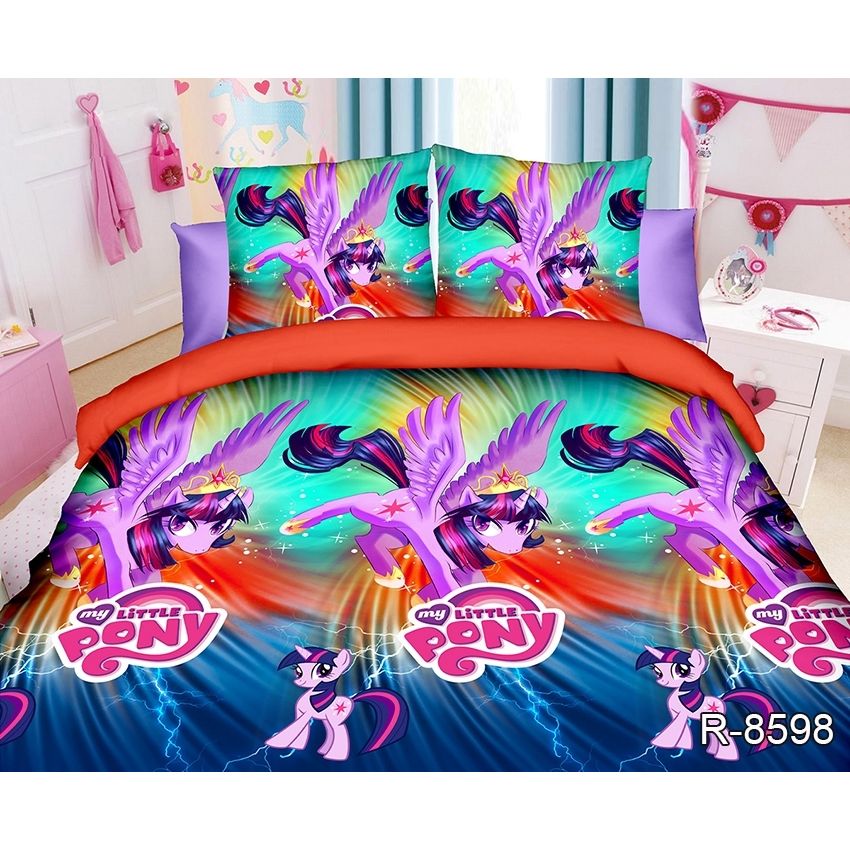 Комплект постільної білизни TAG Tekstil 1.5-спальний Різнобарвний 000143462 (R8598) - фото 1