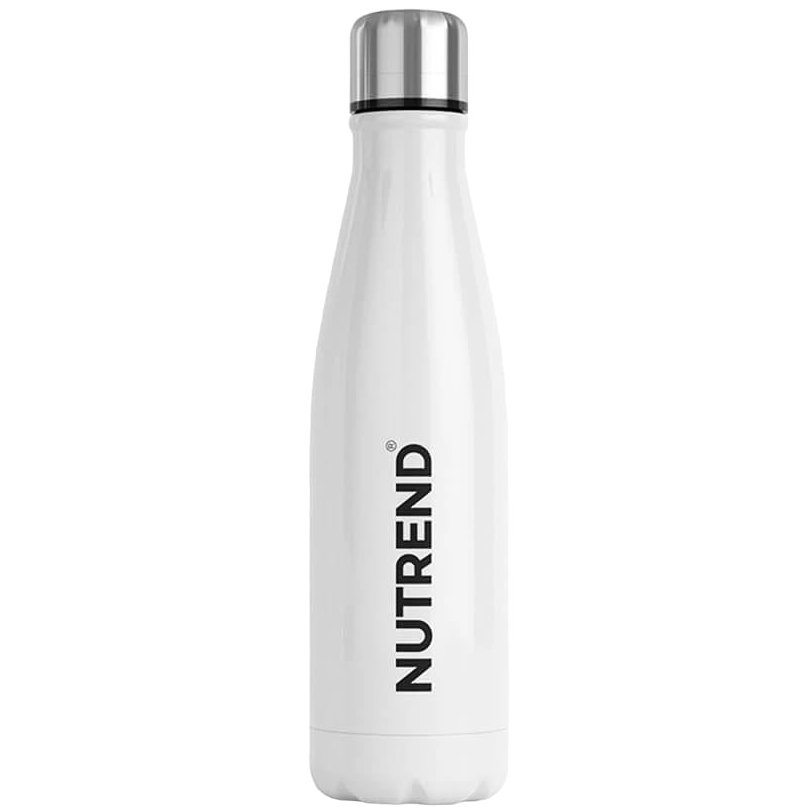 Бутылка Nutrend Stainless Steel Bottle 2021 750 мл white (8594014860757) - фото 1